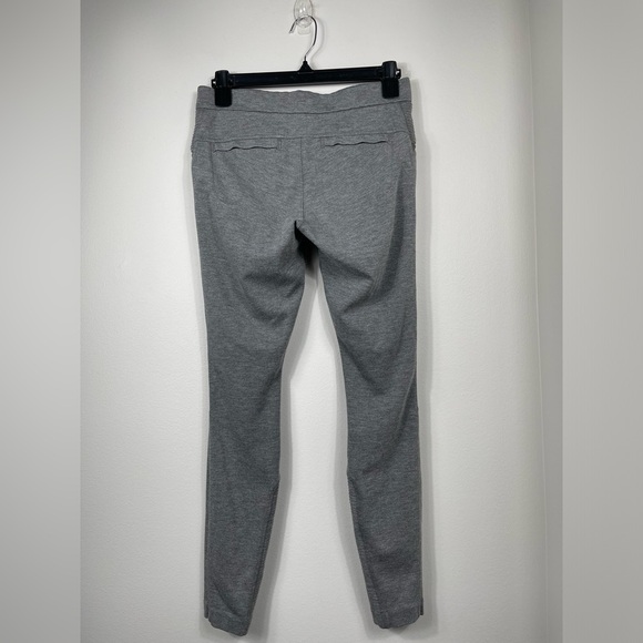 Athleta Ponte Moto 2.0 Skinny Ankle Mid Rise Grey Pants Women's Size 2 - Picture 5 of 16
